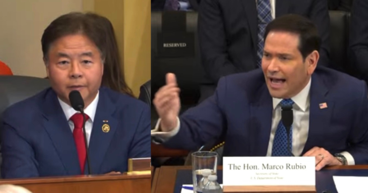 WATCH: Marco Rubio Nukes Dem Rep. Ted Lieu After He Pushes Hoax About Trump’s Cognitive Abilities and Says Trump’s Been Missing for 8 Days